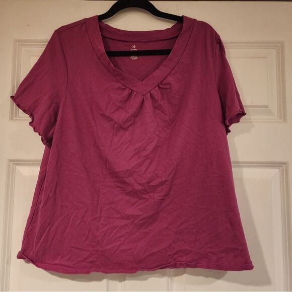 Bobbie Brooks Purple sleep top L - Picture 1 of 4